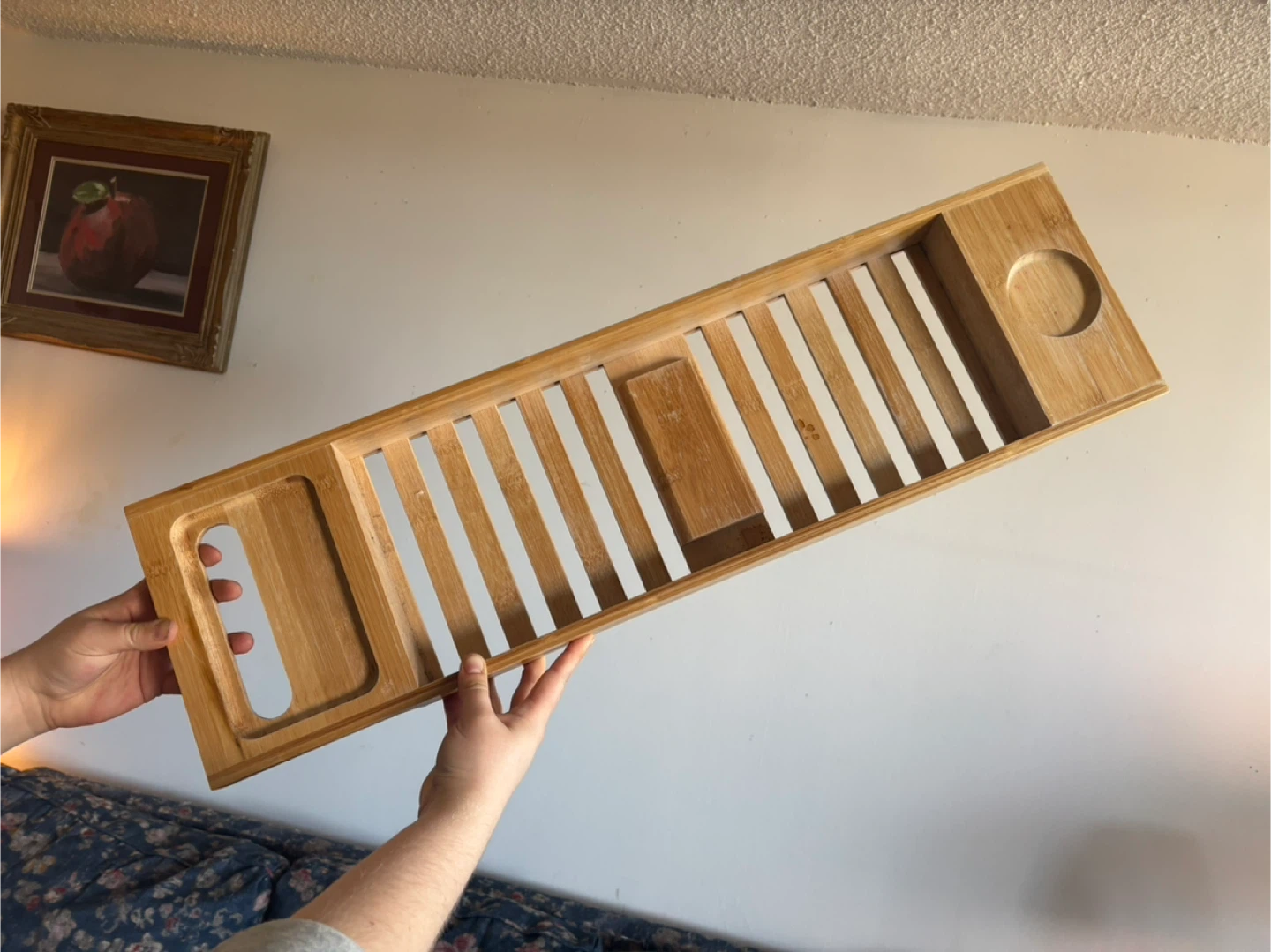 Bamboo Bath Caddy Tray - photo 2