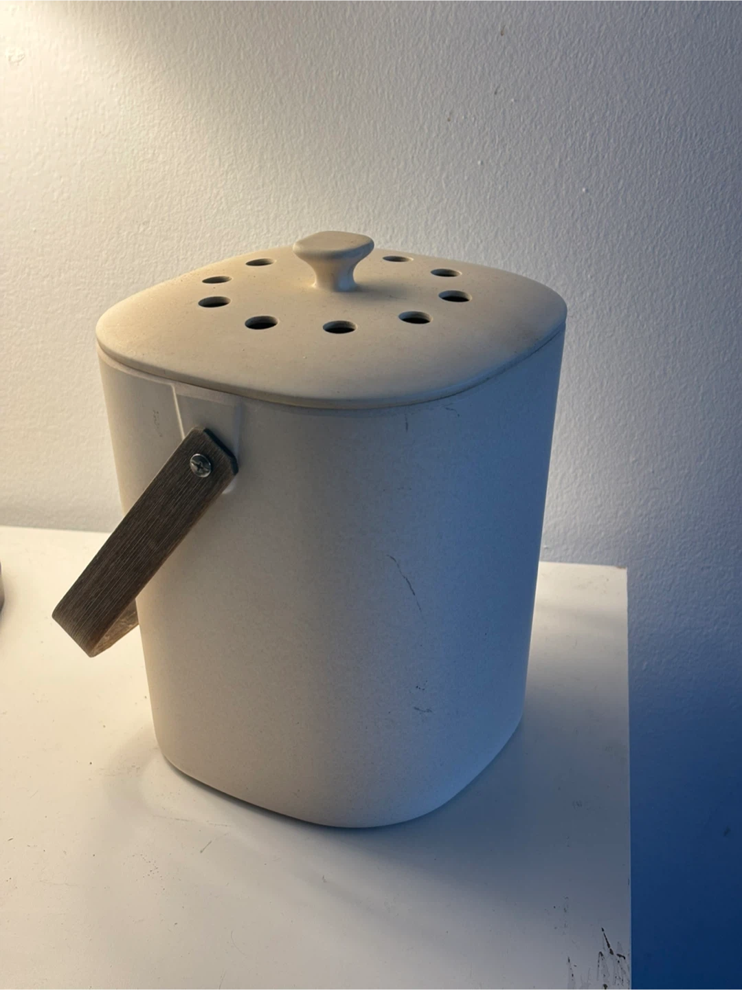 Kitchen Compost Bin with Lid and Handle