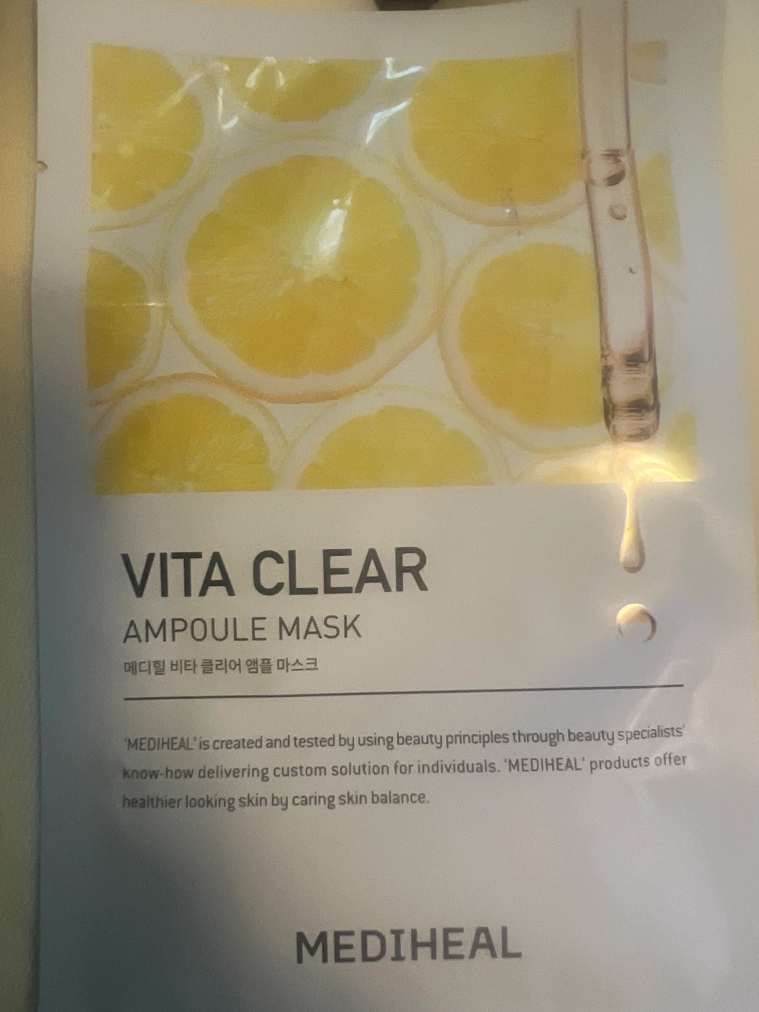 Mediheal Vita Clear Ampoule Mask - photo 2
