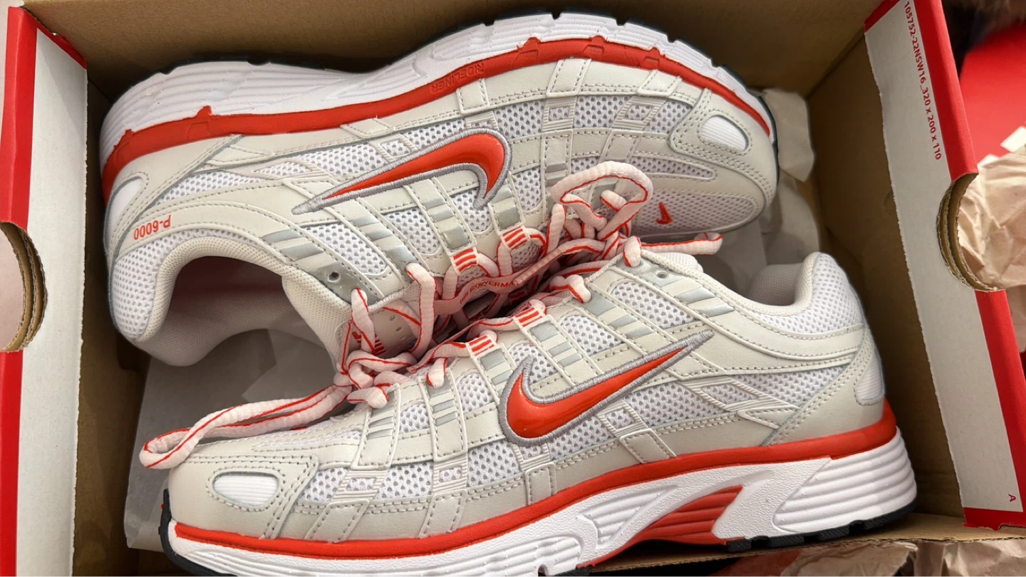 Nike P-6000 Sneakers White/Red