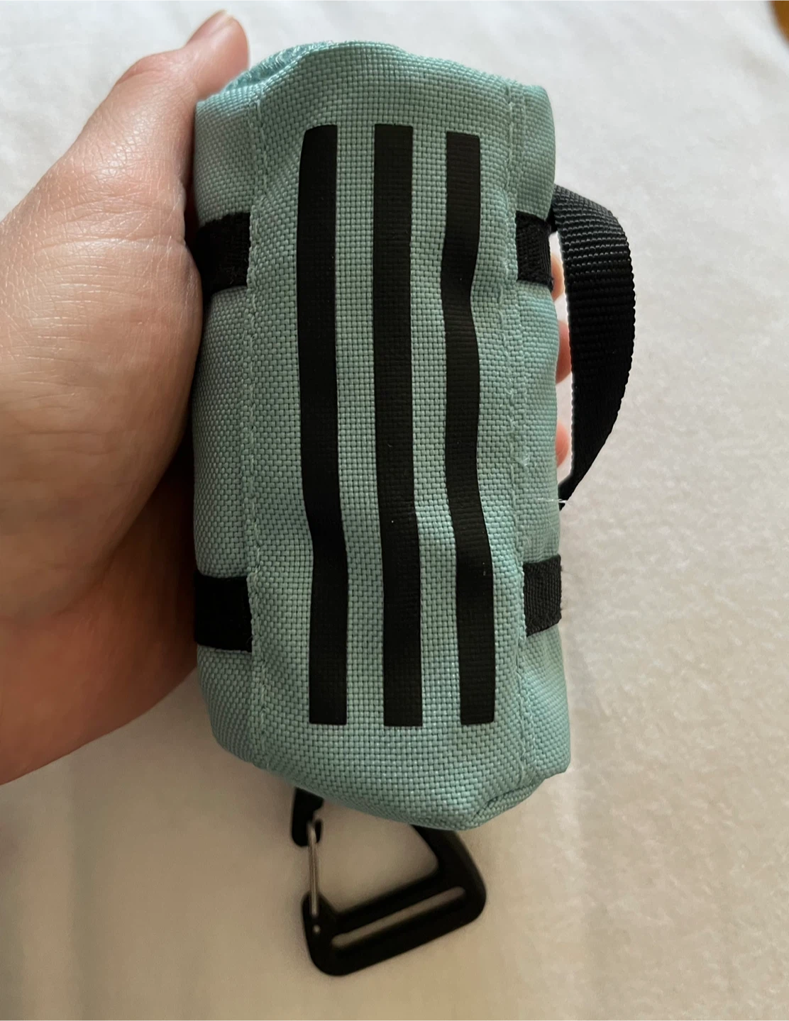 🆕Adidas Micro Duffle Bag Keychain Teal - photo 3
