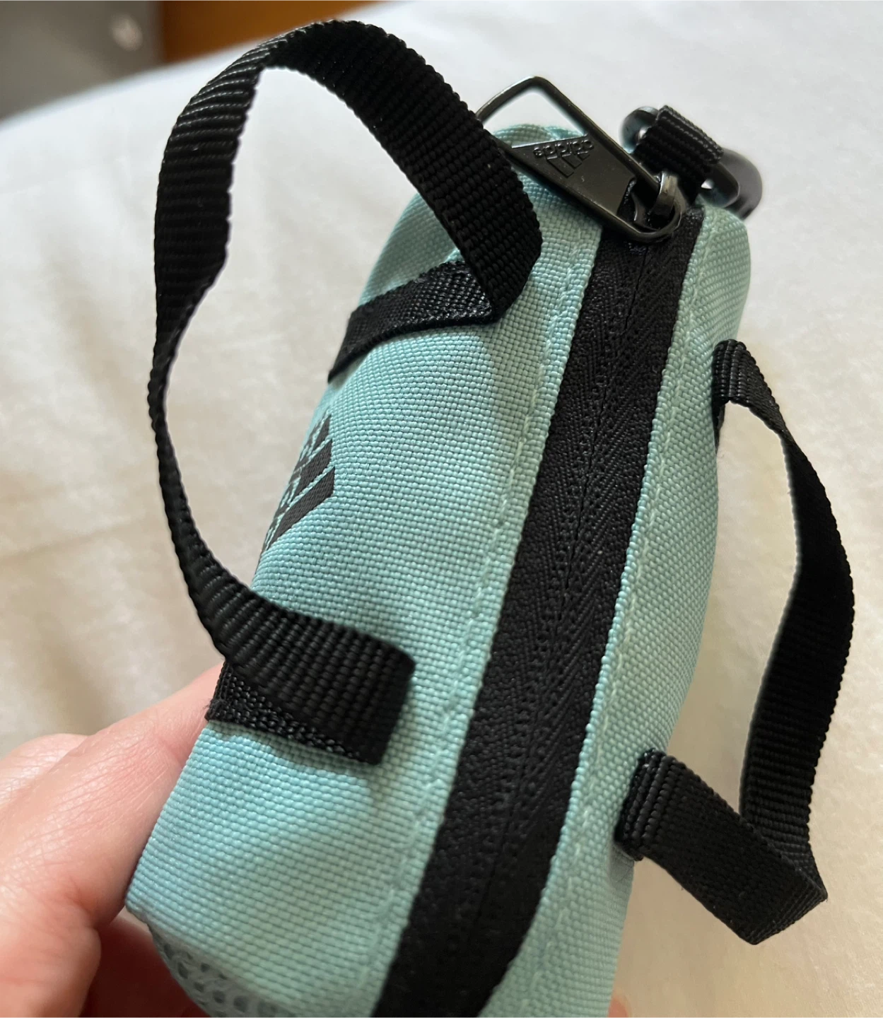 🆕Adidas Micro Duffle Bag Keychain Teal - photo 4