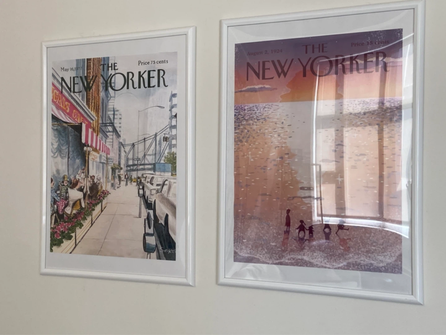 The New Yorker Magazine Covers Framed Prints (Set of 2) - photo 2