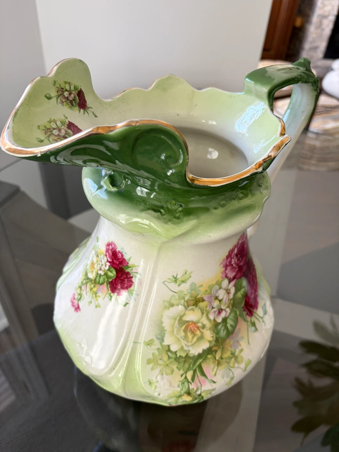Vintage Floral Pitcher - photo 2