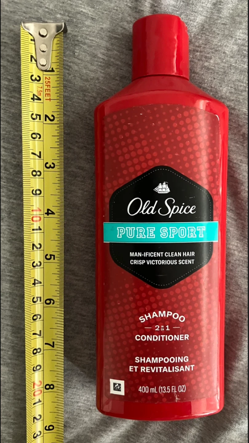 Old Spice Pure Sport 2-in-1 Shampoo & Conditioner 💧 💦 🚿 🧴