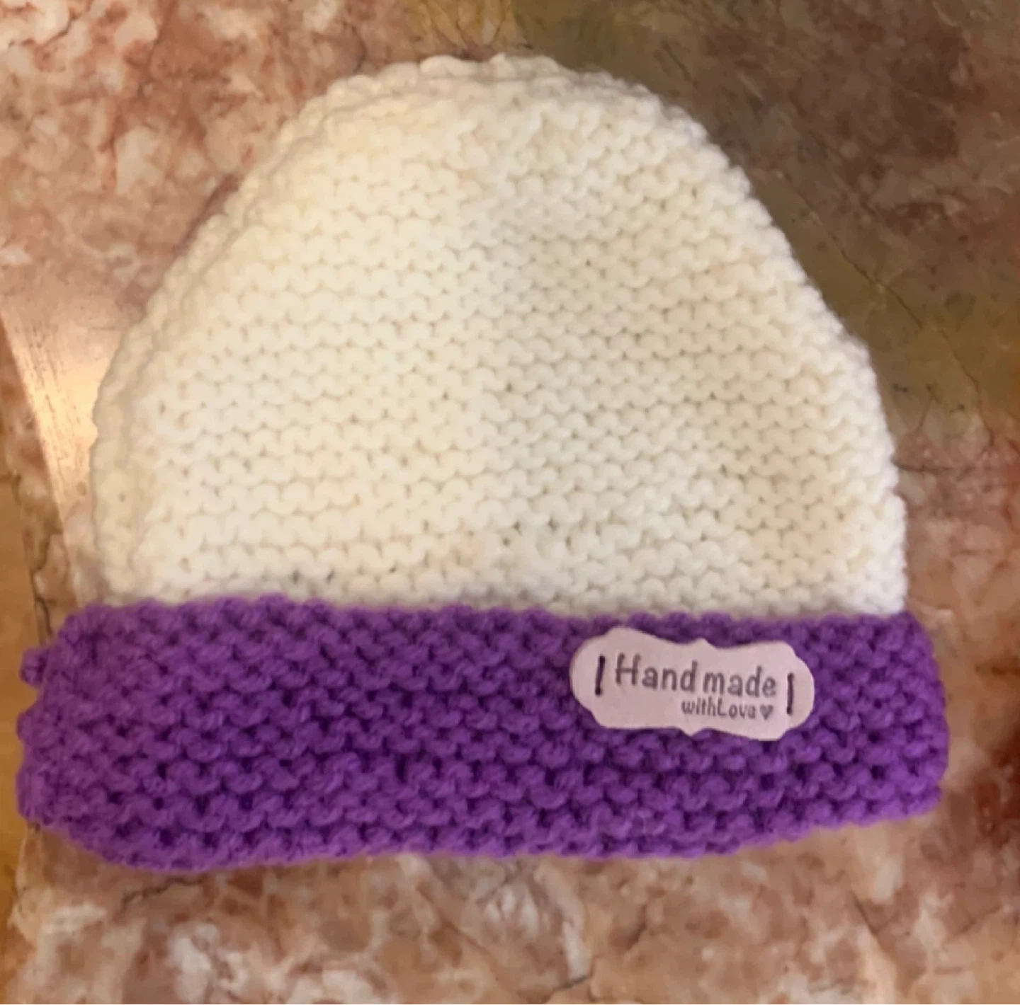 Handmade knitted baby hats - 5 assorted colours - photo 4