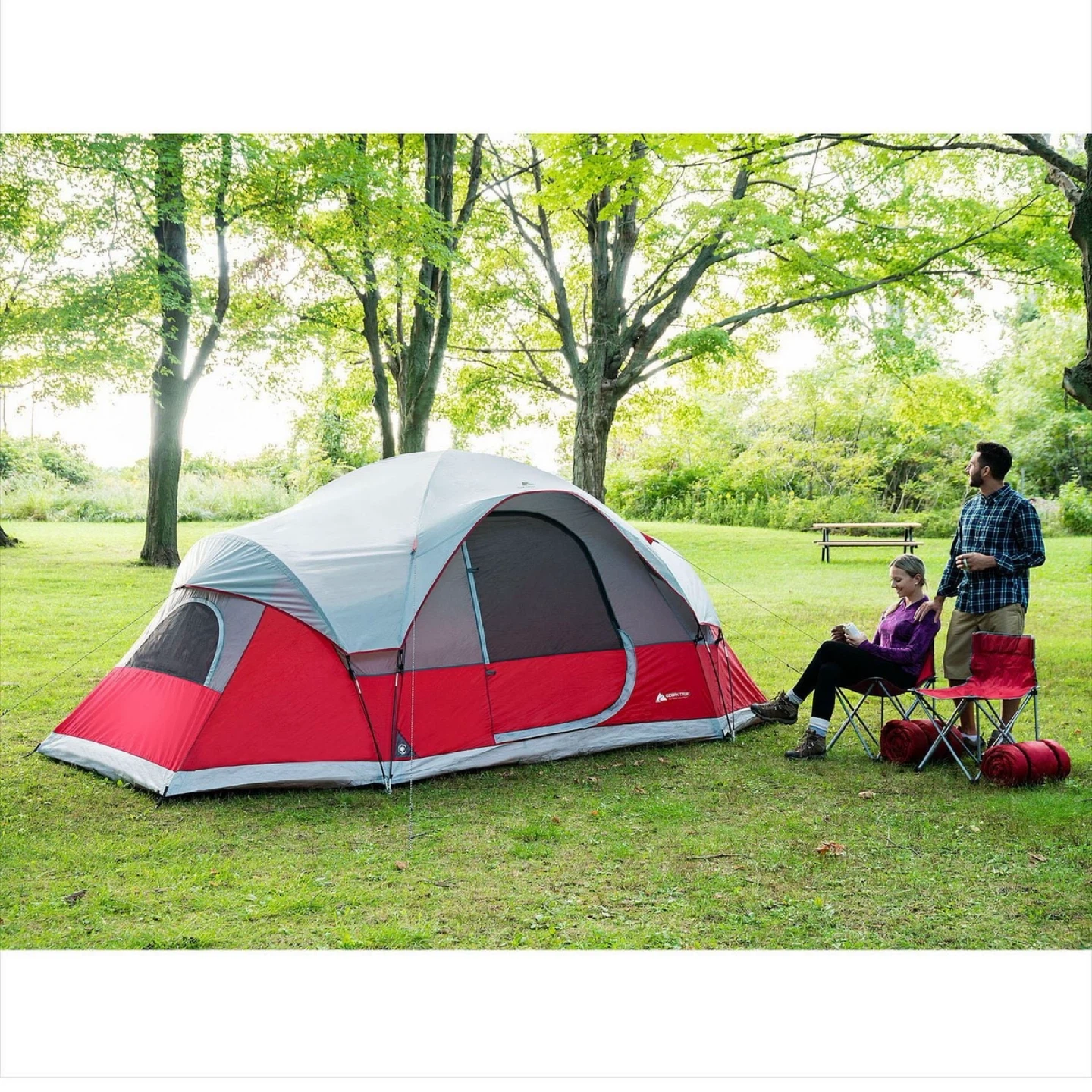 6-Person Tent (2 Sleeping Bags & 2 Chairs included)