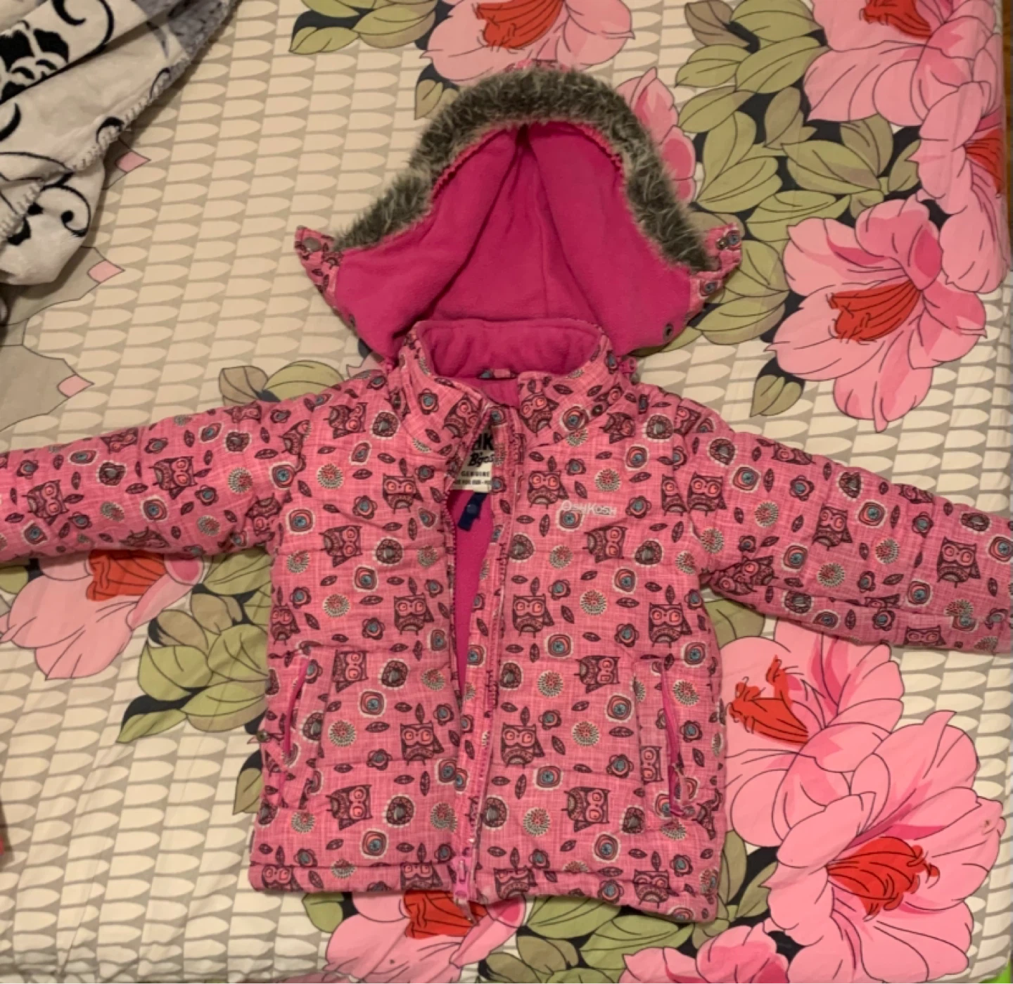 OshKosh B'gosh Girls' Winter Jacket - Horse Pattern