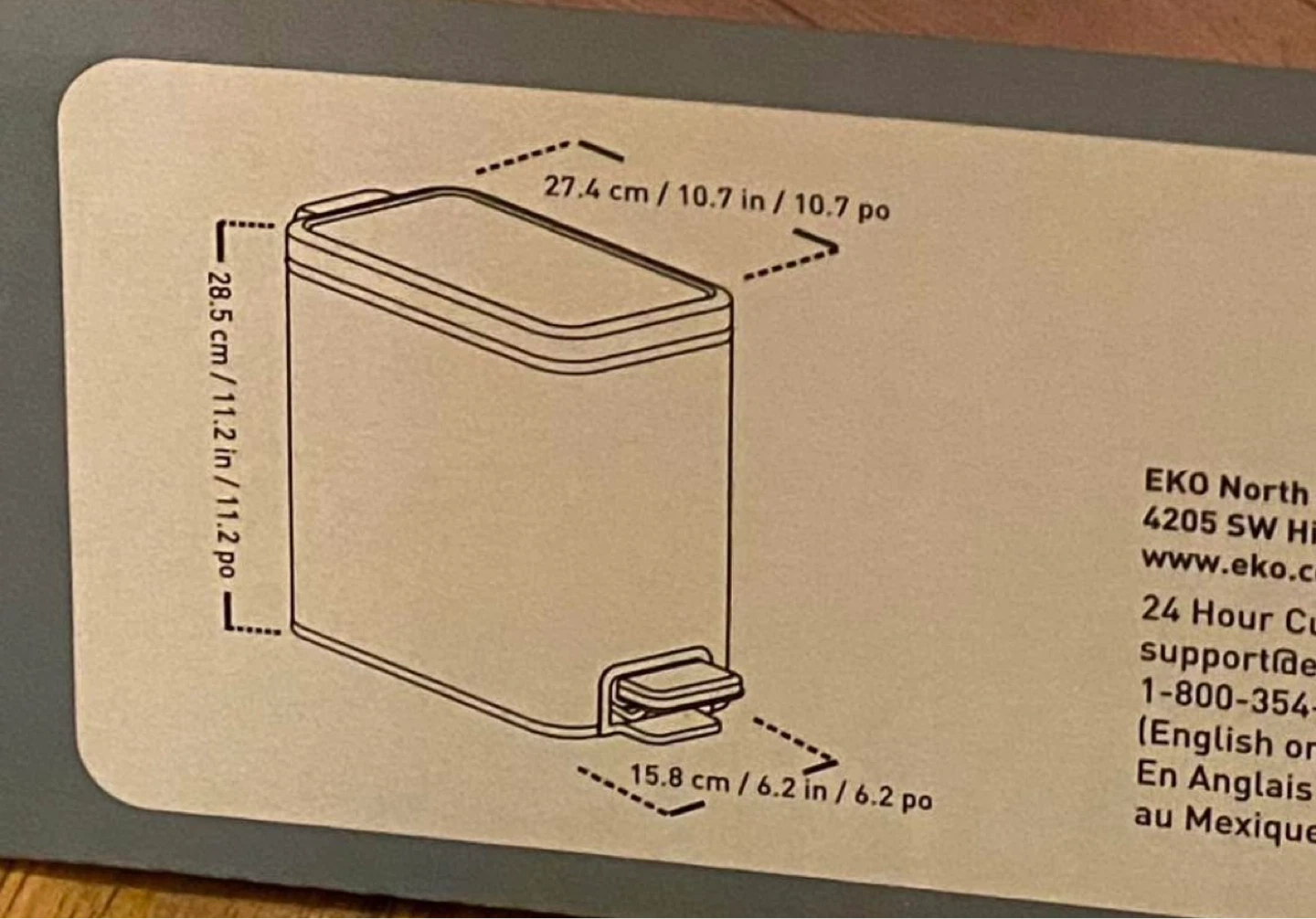 EKO Step Trash Can - photo 4