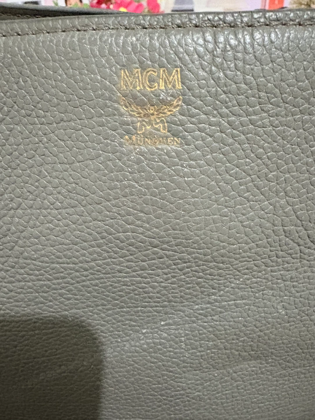MCM Grey Vintage Leather Handbag - photo 3
