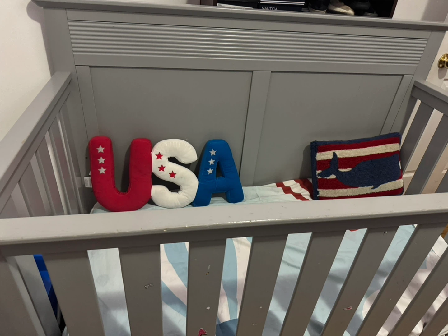Gray Convertible Crib - photo 3