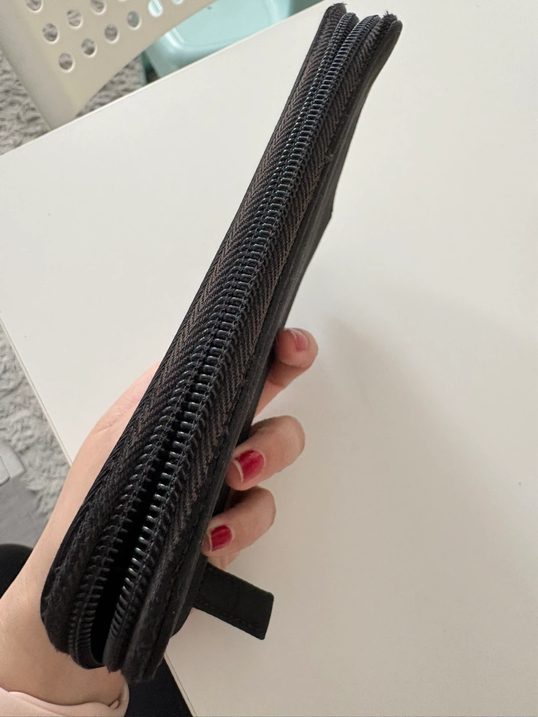 Prada Black Nylon Zip-Around Organizer Wallet - photo 2