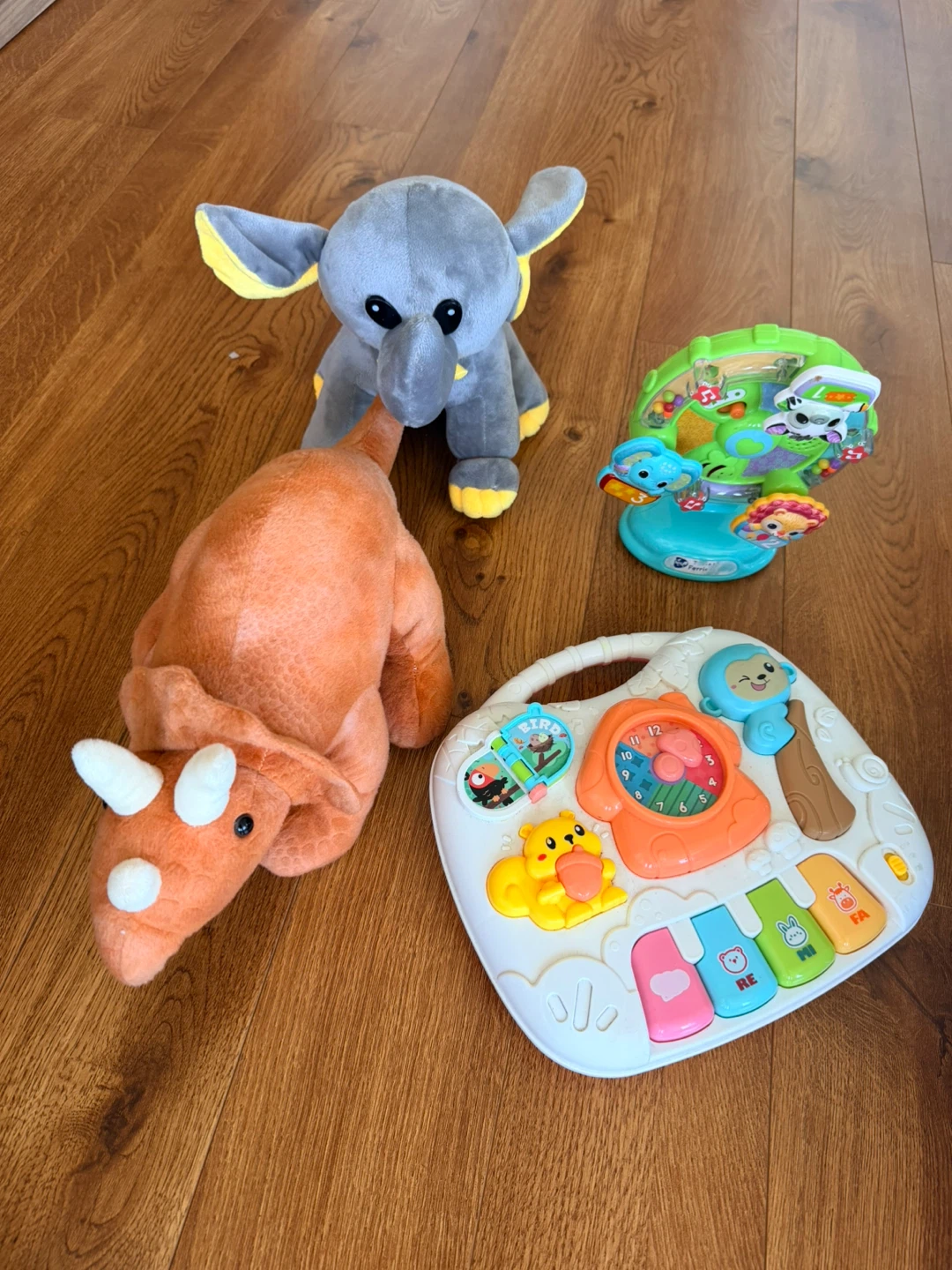 Bundle of Children's Toys: Soft Animals, Books, and Blocks - photo 3