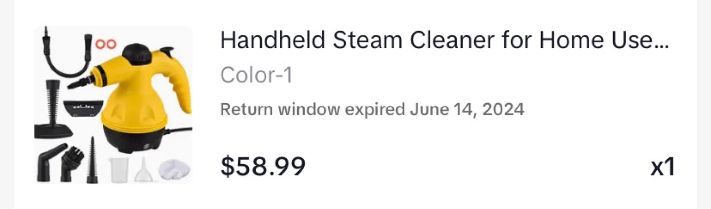 DF Handheld Steam Cleaner DF-A001 - photo 3