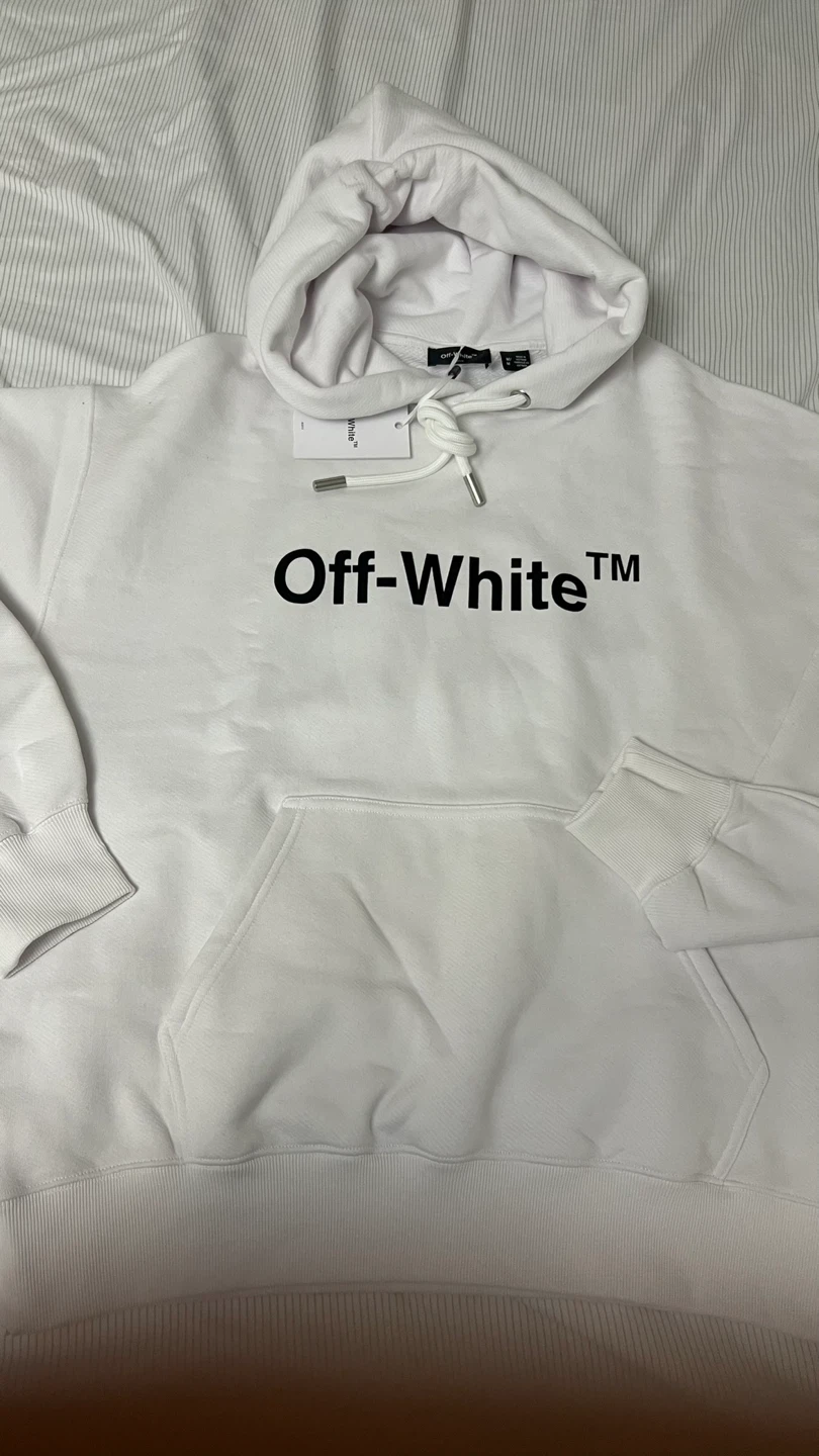 Off-White™ Hoodie Blue, White and Black - photo 4