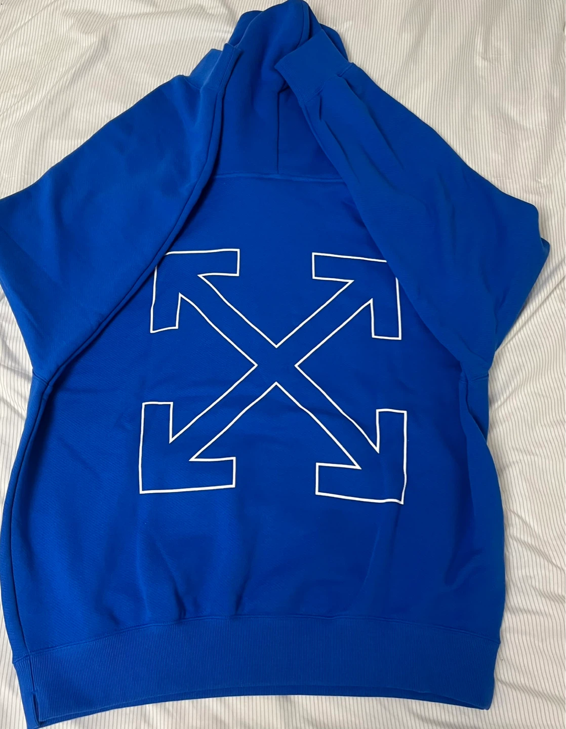 Off-White™ Hoodie Blue, White and Black - photo 2