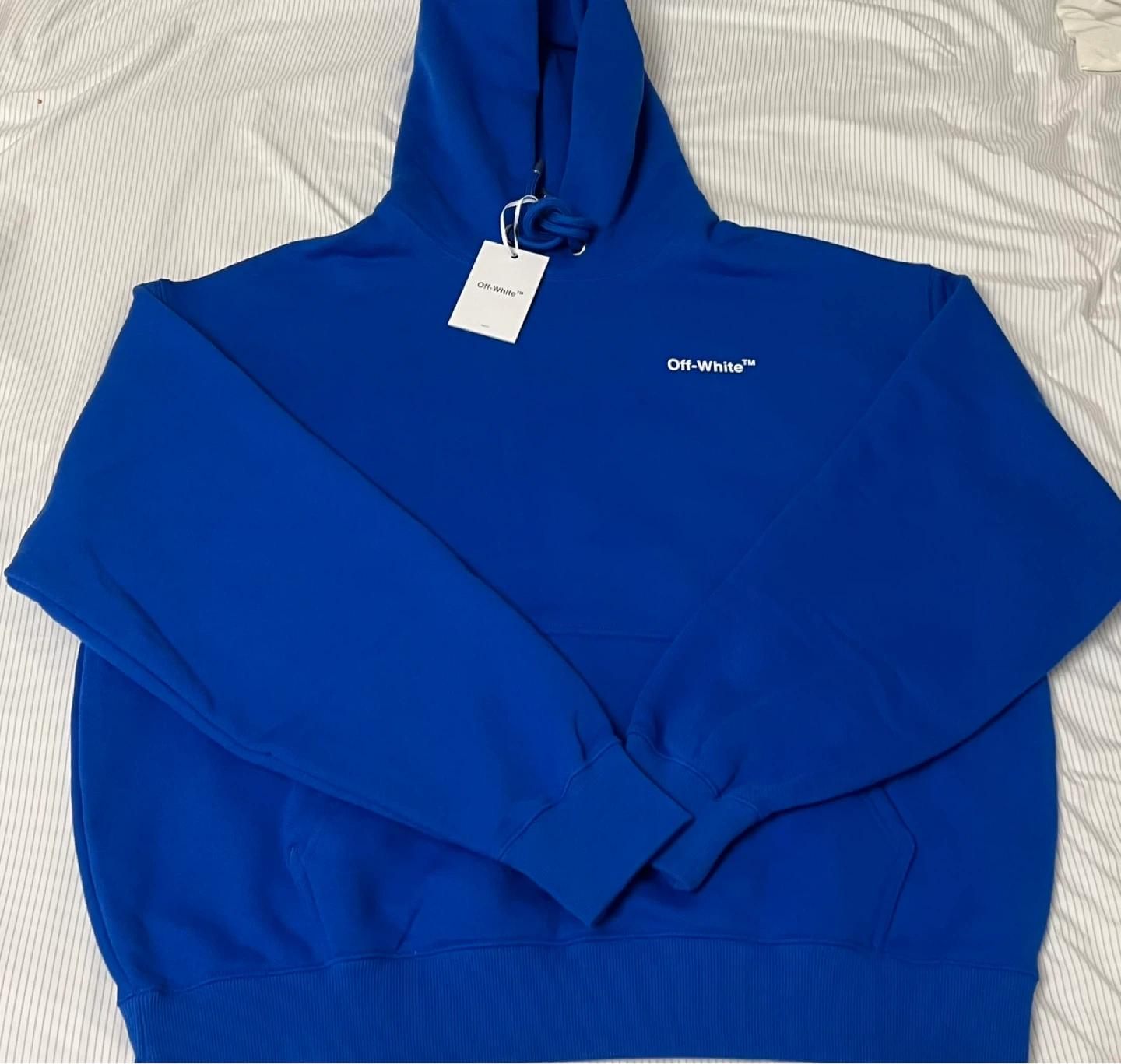 Off-White™ Hoodie Blue, White and Black - photo 3