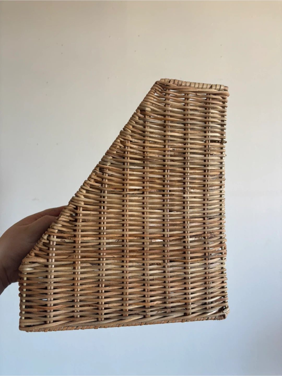 Wicker Magazine Holder