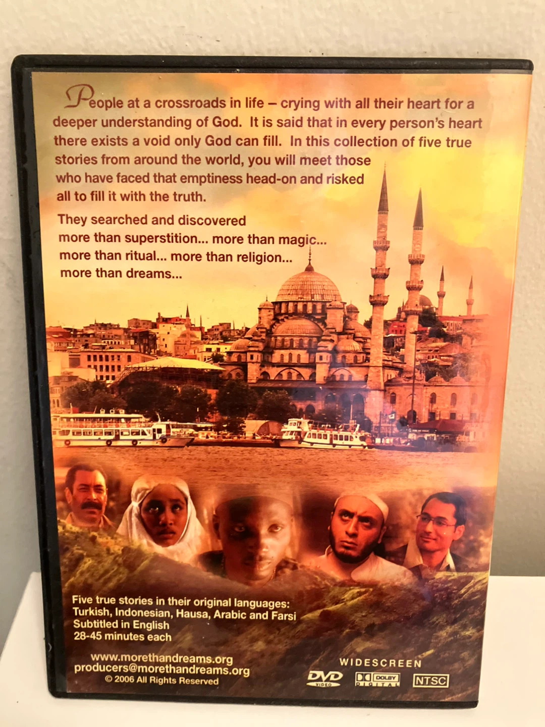 New-More Than Dreams DVD - photo 2