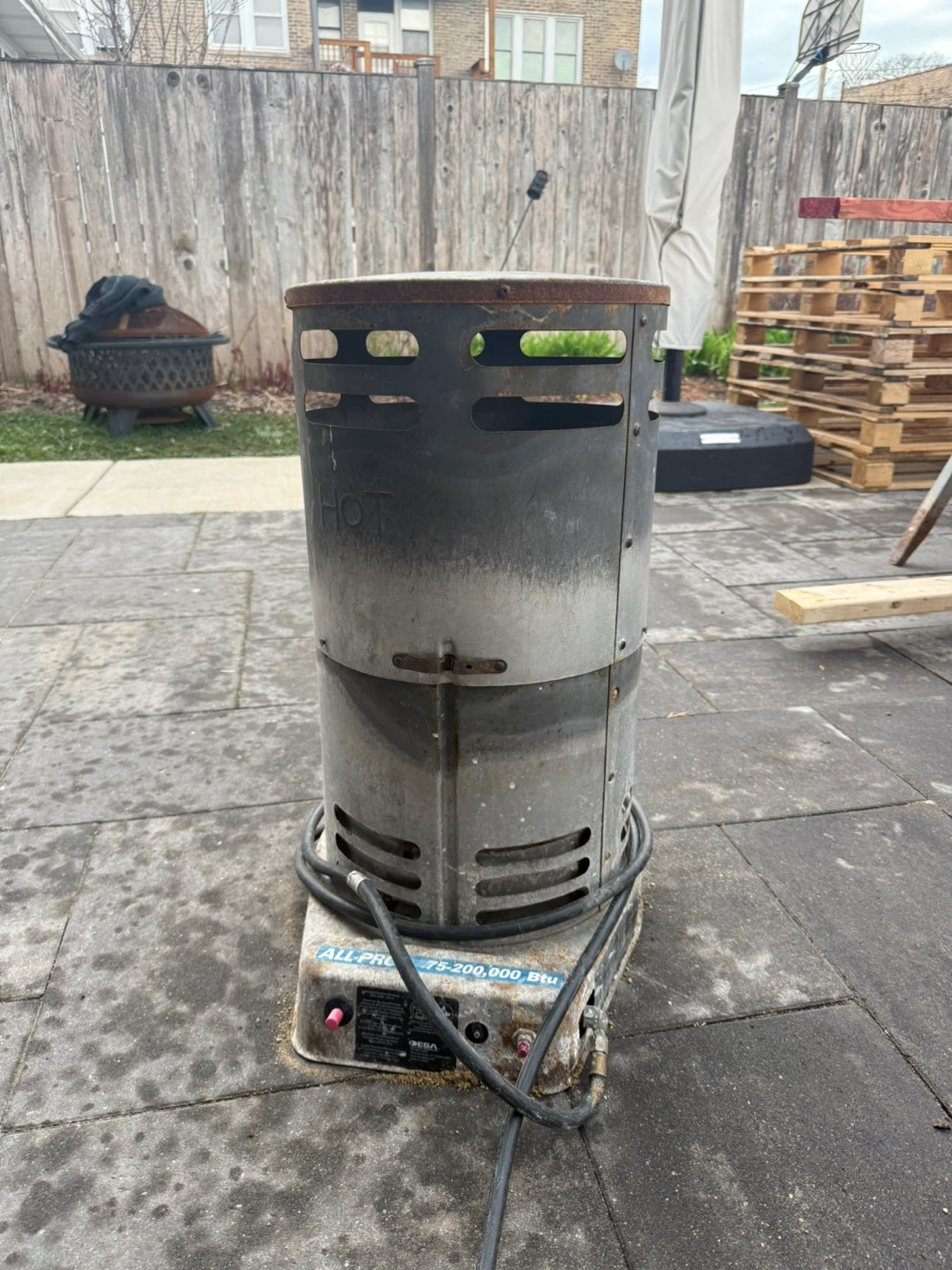 All-Pro Propane Heater 75-200,000 BTU - photo 2