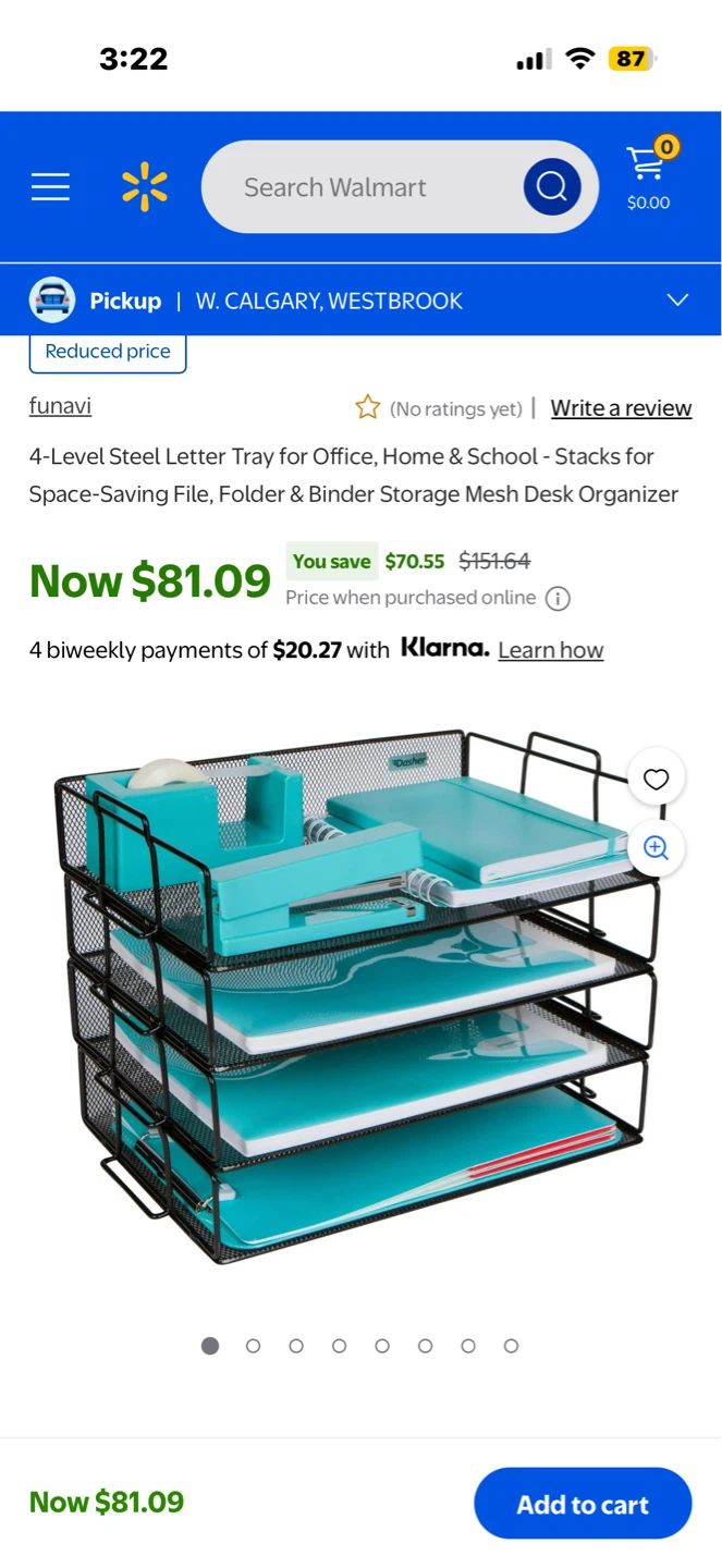 Funavi 4-Level Mesh Desk Organizer