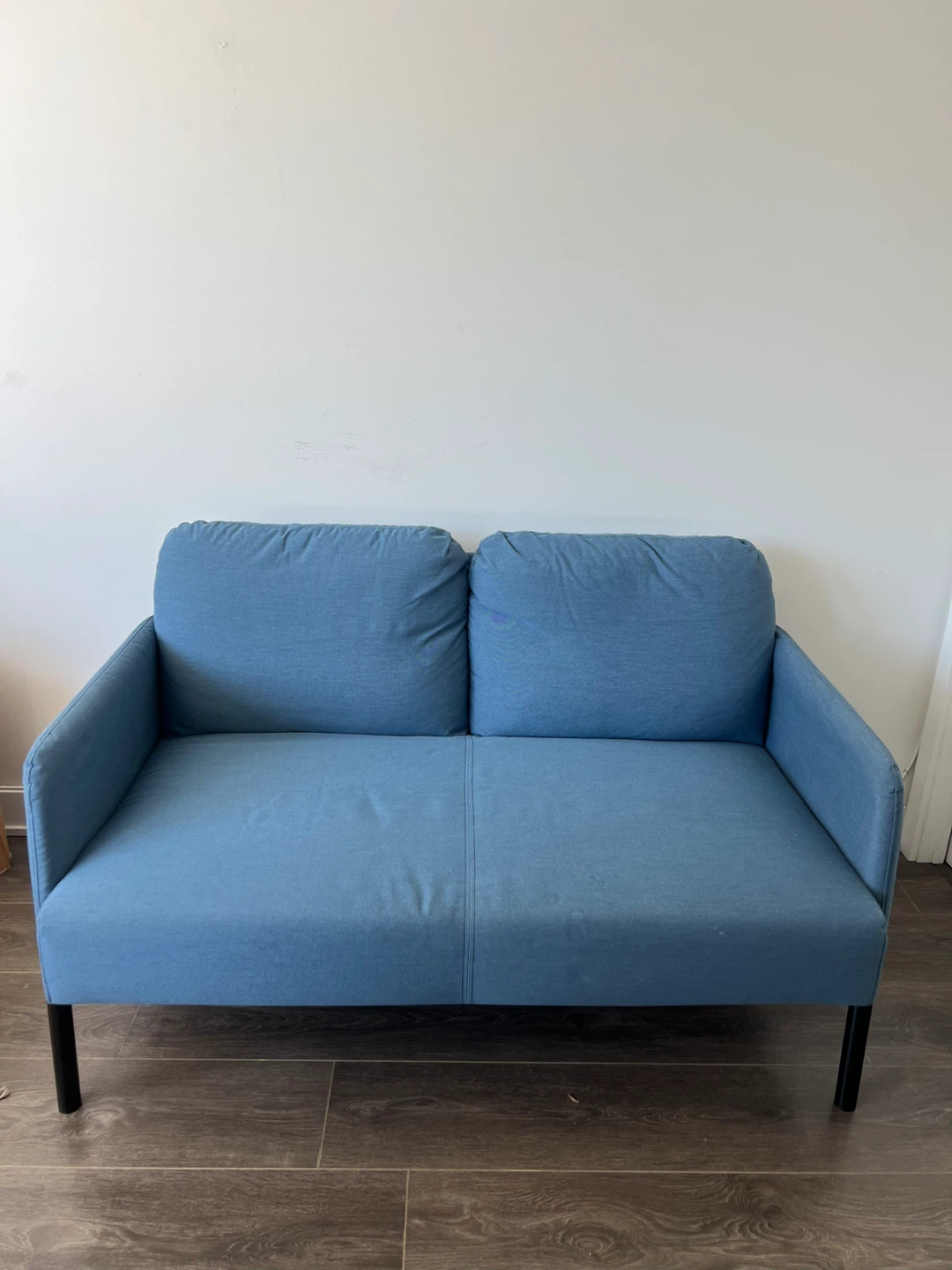 Blue Loveseat Sofa - photo 2