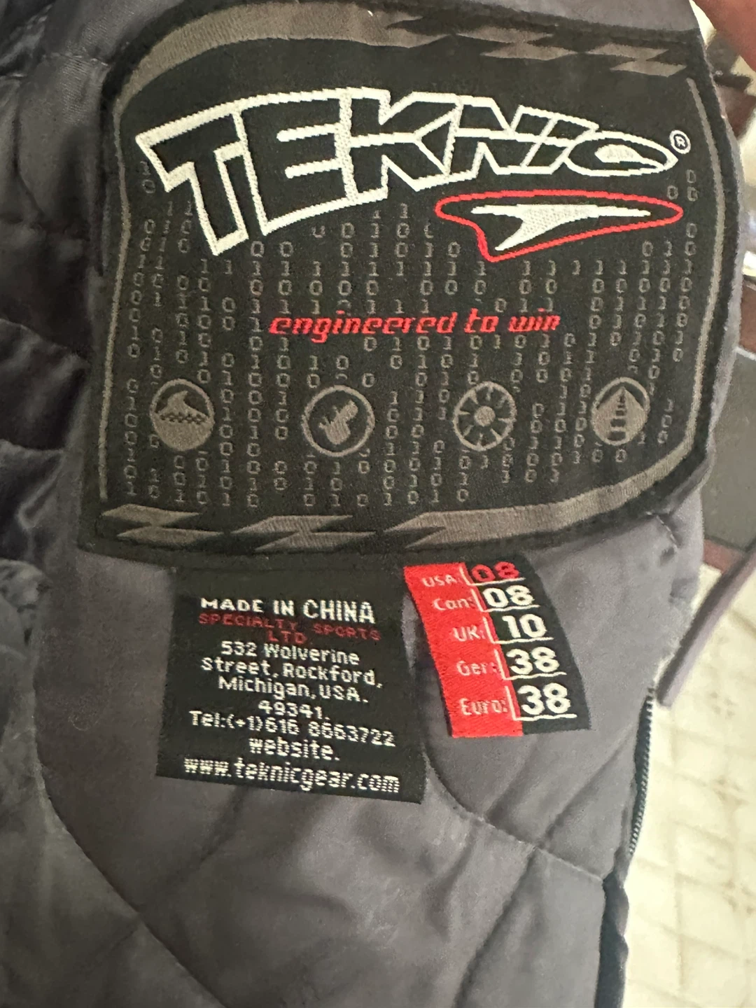 Teknic "Power Skin" Motorcycle Jacket - photo 3