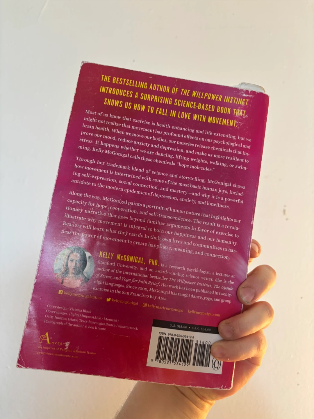 The Joy of Movement Book by Kelly McGonigal - photo 2