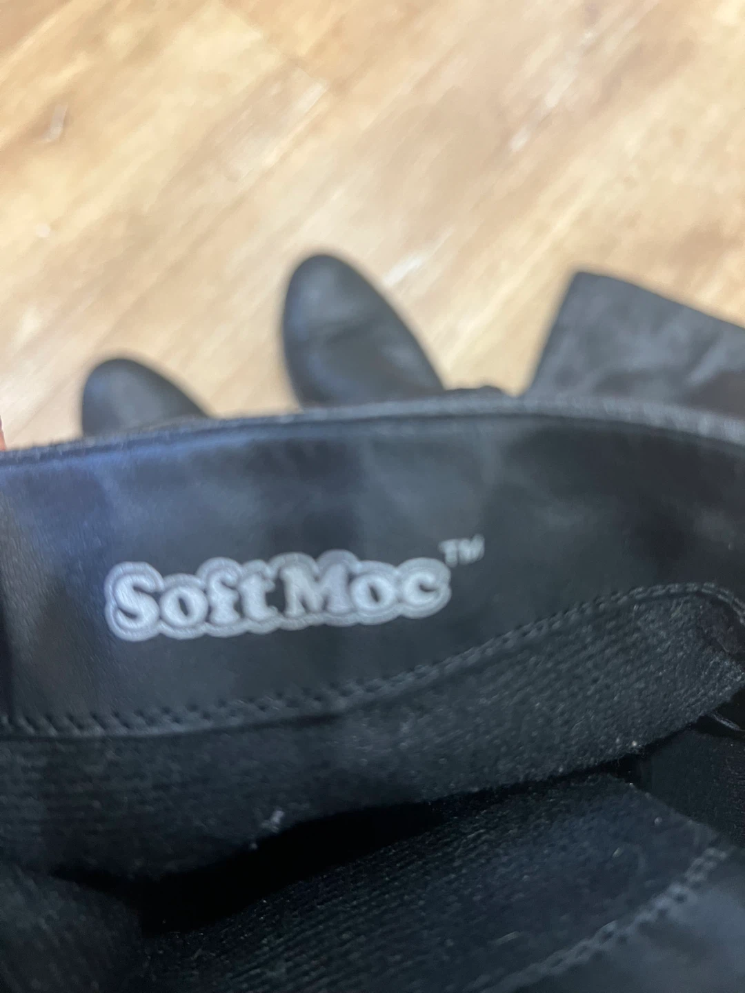 SoftMoc "Brette" Black Suede Lace-Up Knee-High Boots Size 38 - photo 3