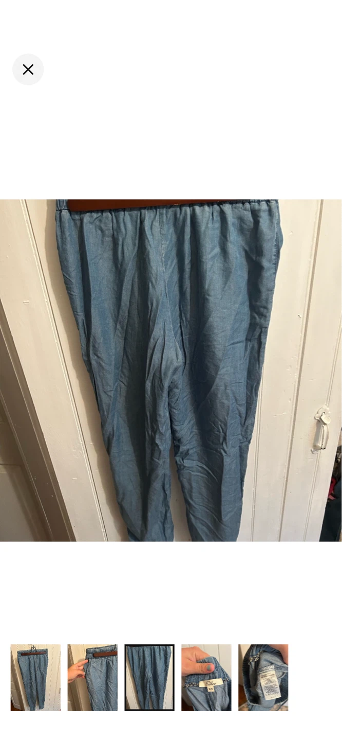 Harlow Women's Light Wash Lyocell Jogger Pants - M - photo 3