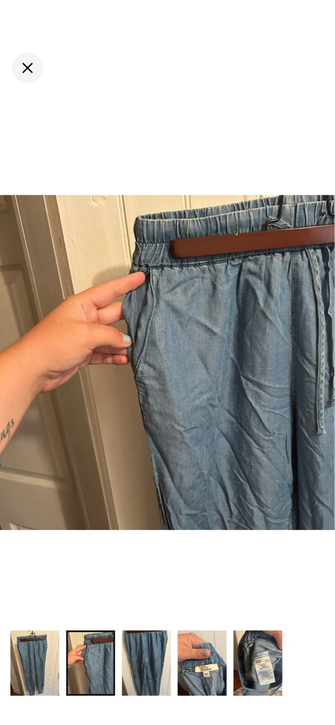 Harlow Women's Light Wash Lyocell Jogger Pants - M - photo 2