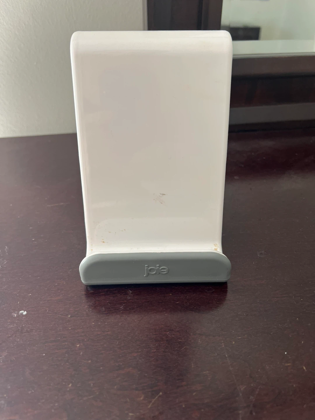Joie White and Grey Phone Stand