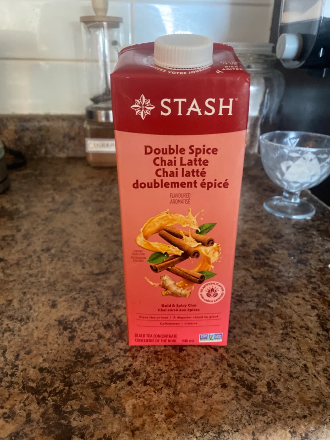 Stash Double Spice Chai Latte Concentrate 946ml