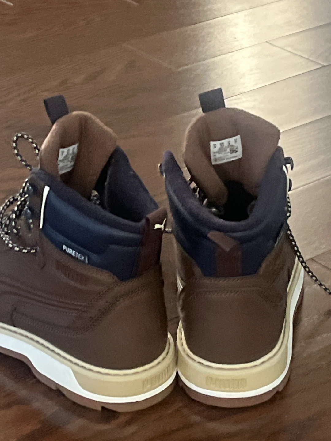 Puma Men's Brown PURETEX Winter Boots Size 9 - photo 3