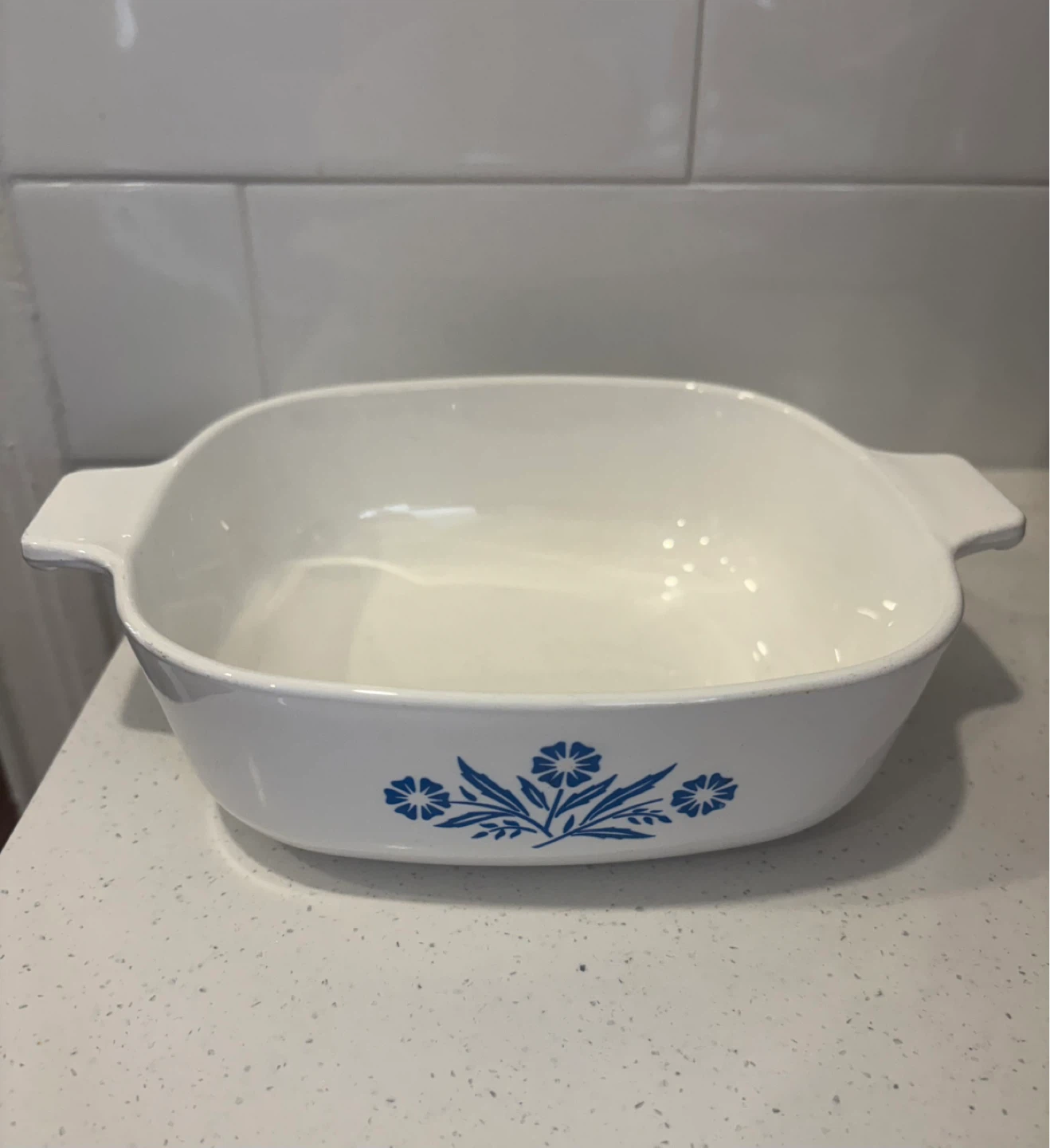 CorningWare Blue Cornflower Casserole Dish