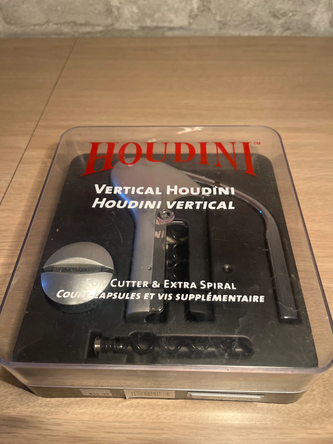 Houdini Vertical Corkscrew with Foil Cutter - photo 3