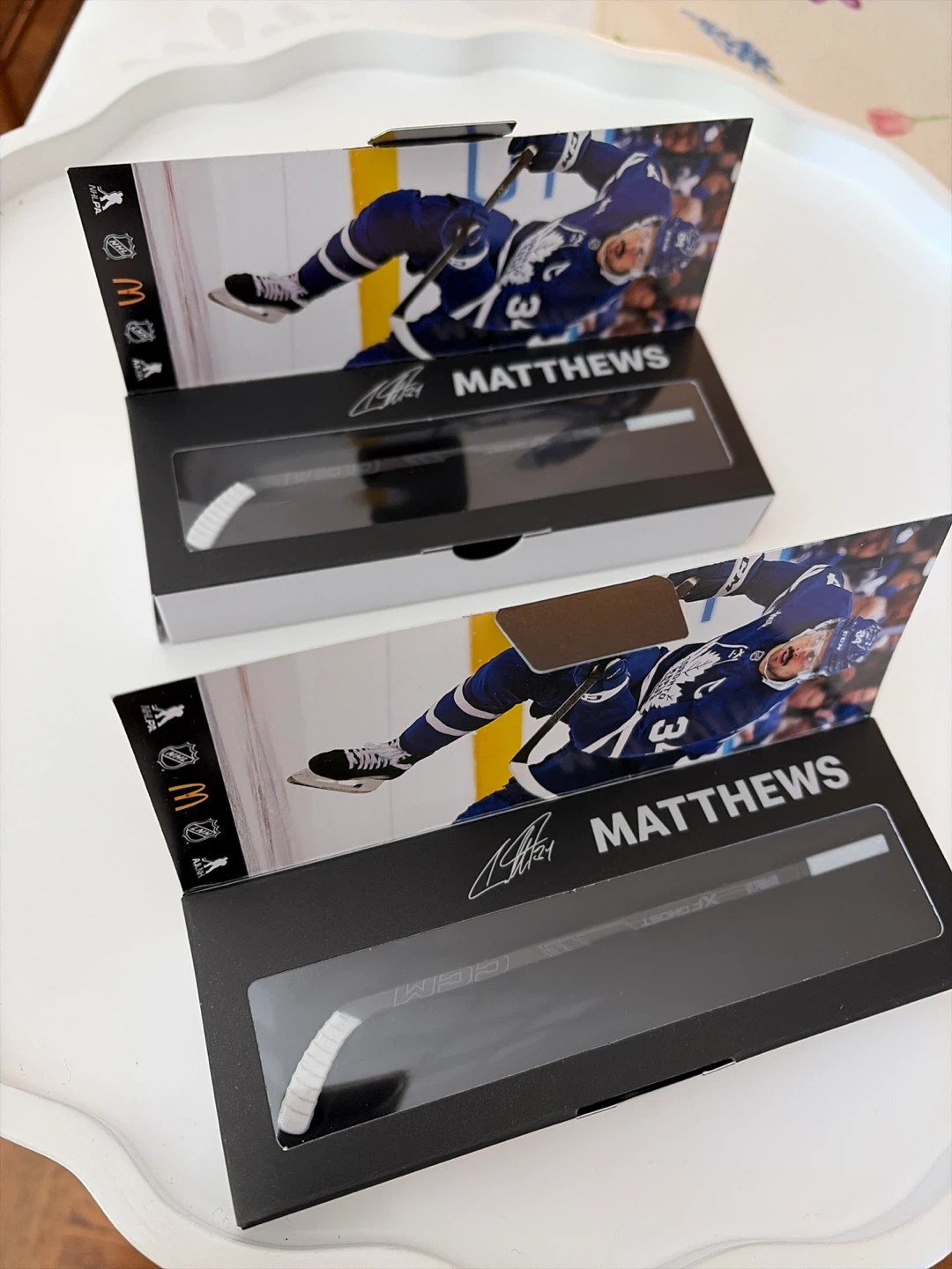 Auston Matthews Signed Mini Hockey Stick Replica