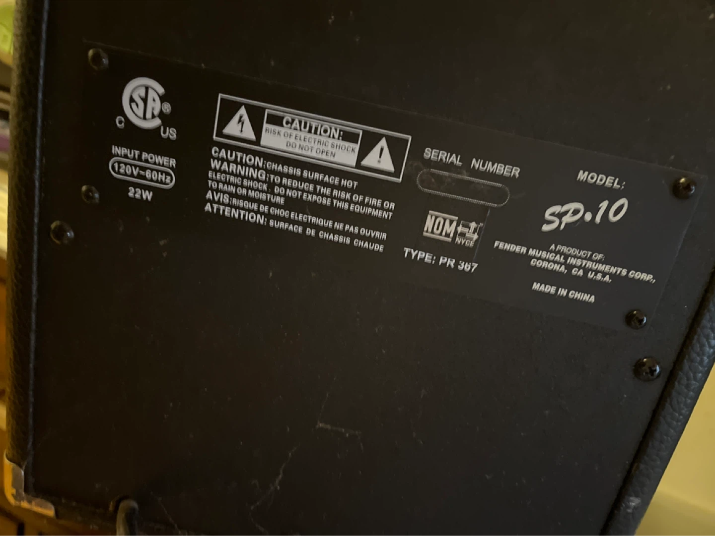 Squier SP-10 Guitar Amplifier - photo 2