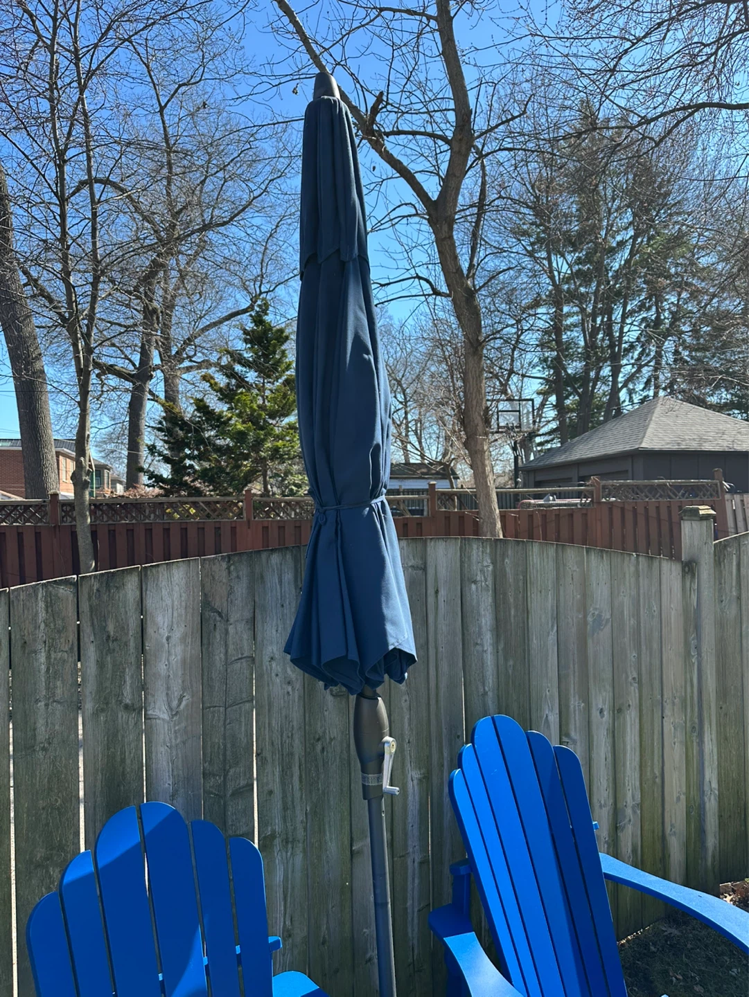 Market Umbrella 9ft Blue - photo 2