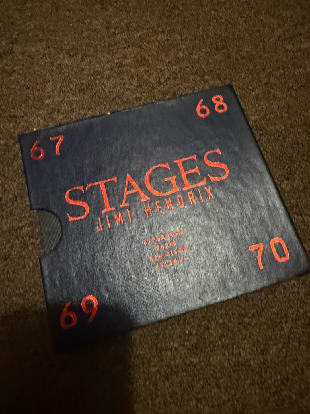 Jimi Hendrix Stages 4-Cassette Box Set