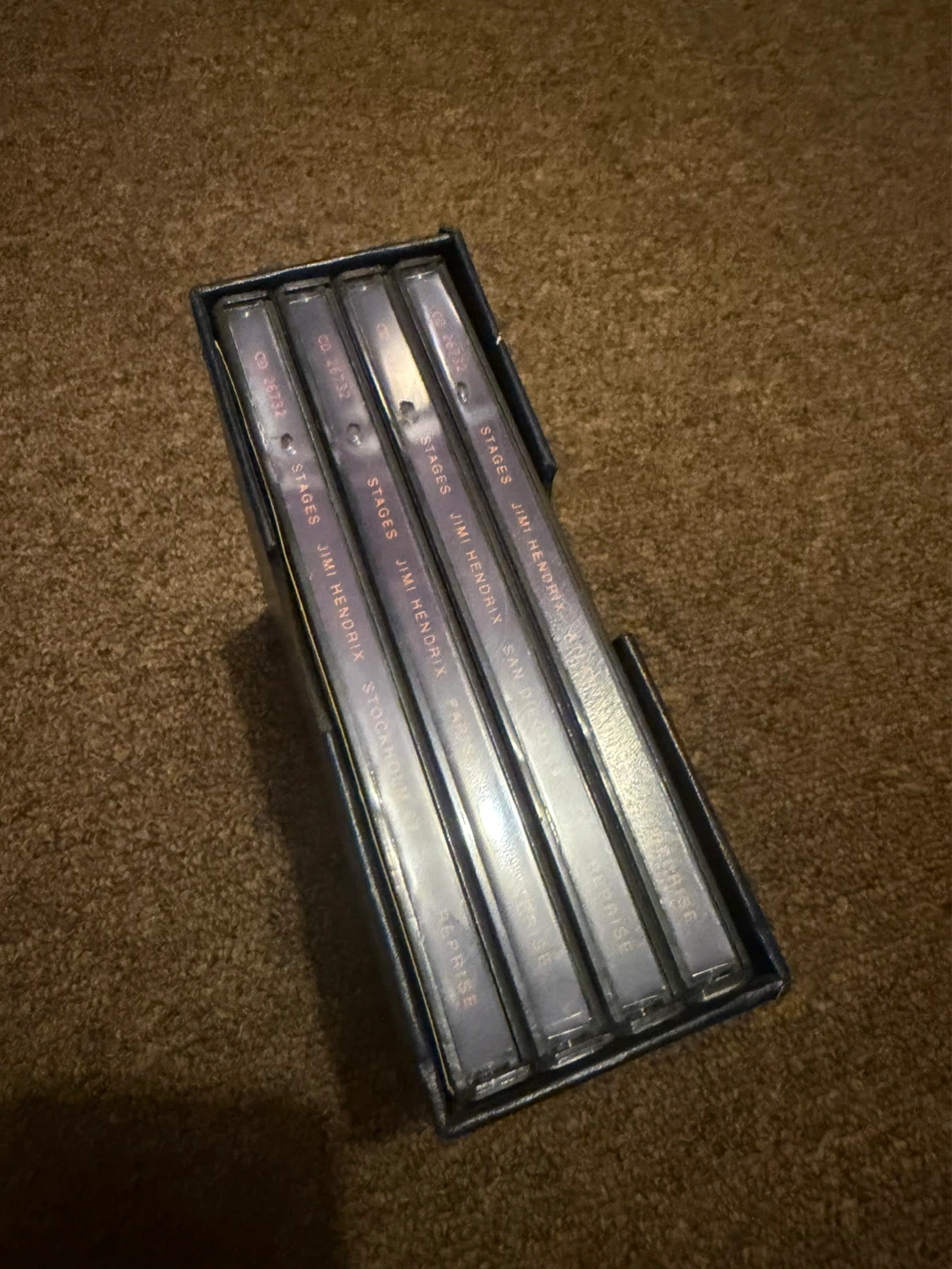 Jimi Hendrix Stages 4-Cassette Box Set - photo 3