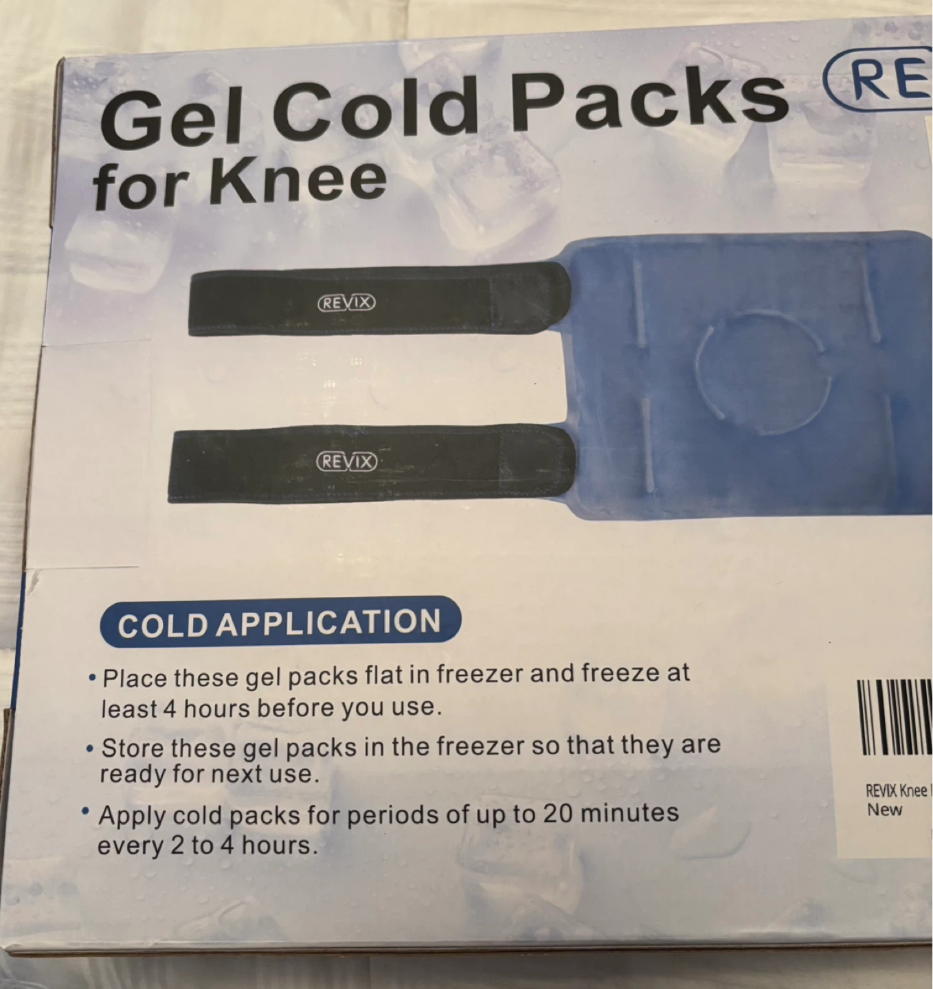 REVIX Gel Cold Packs for Knee (2 Packs) - photo 2