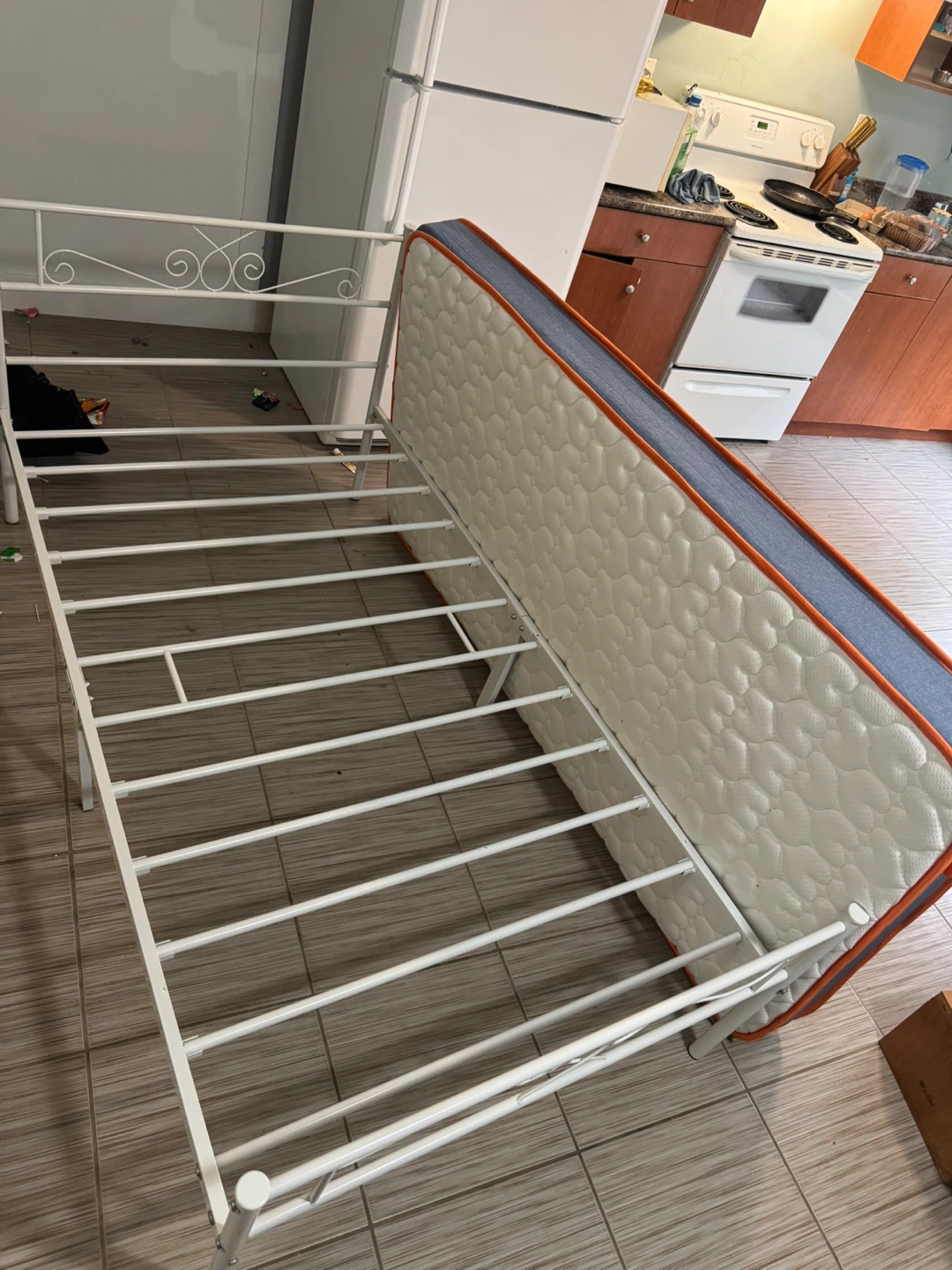 Twin Frame and Mattress