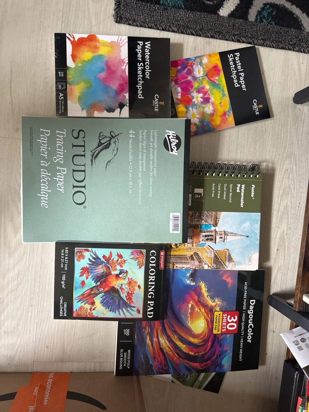 Assorted Art Paper Sketchpads and Pads
