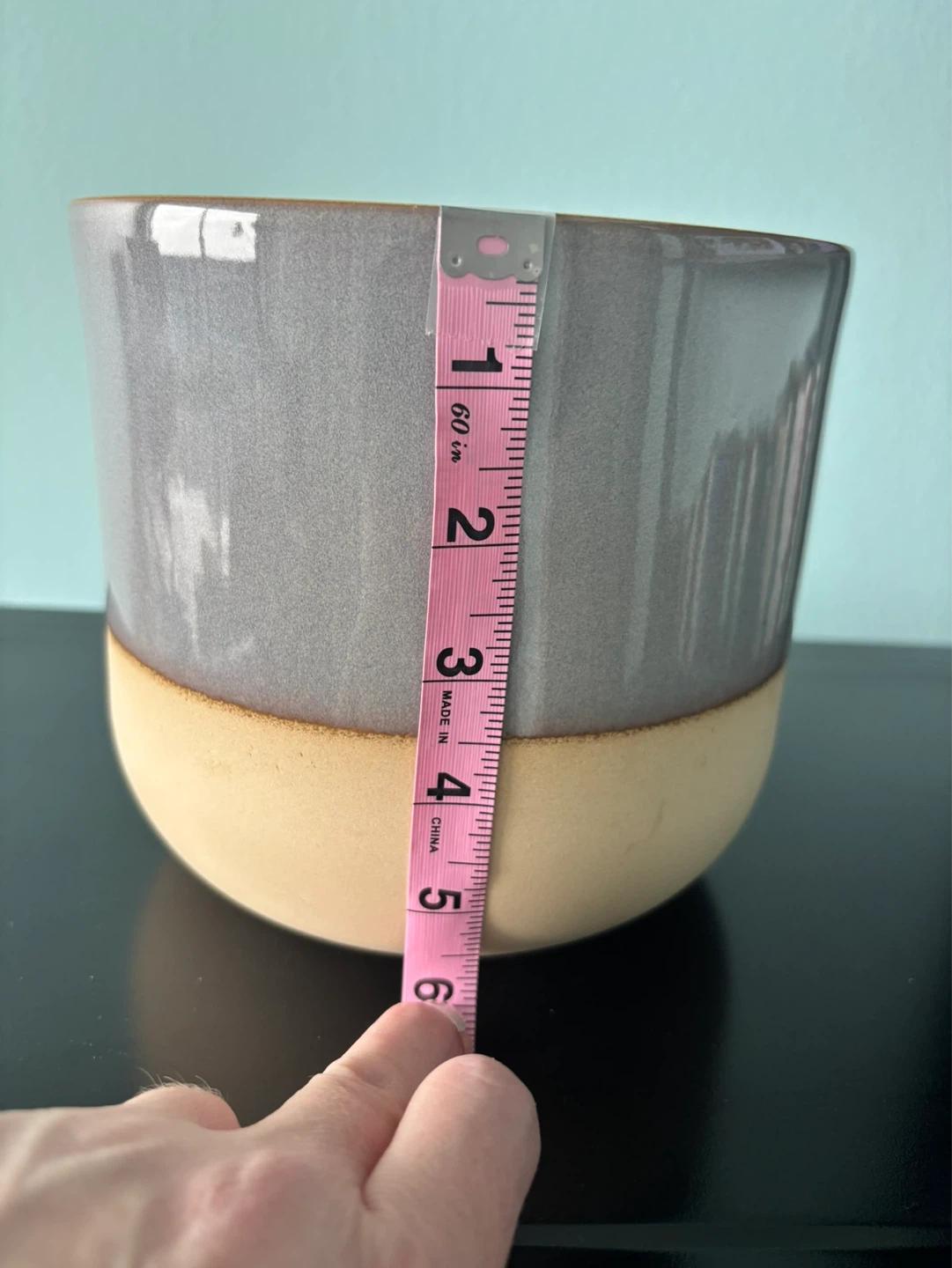 IKEA BOLLBUSKE Ceramic Planter Pot - photo 4
