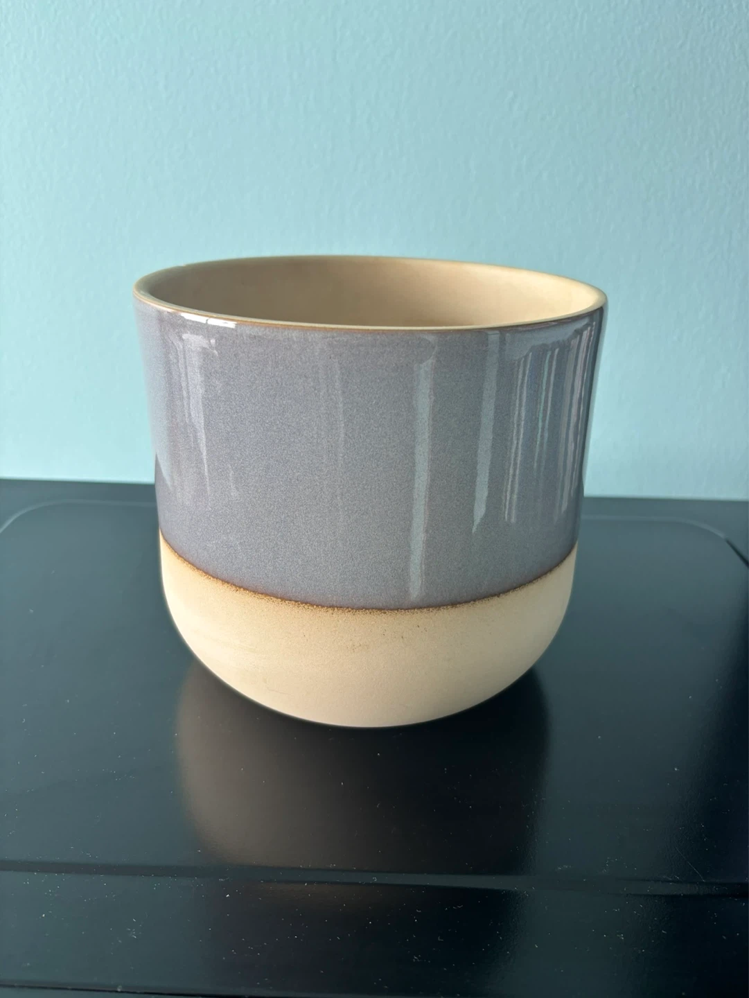 IKEA BOLLBUSKE Ceramic Planter Pot