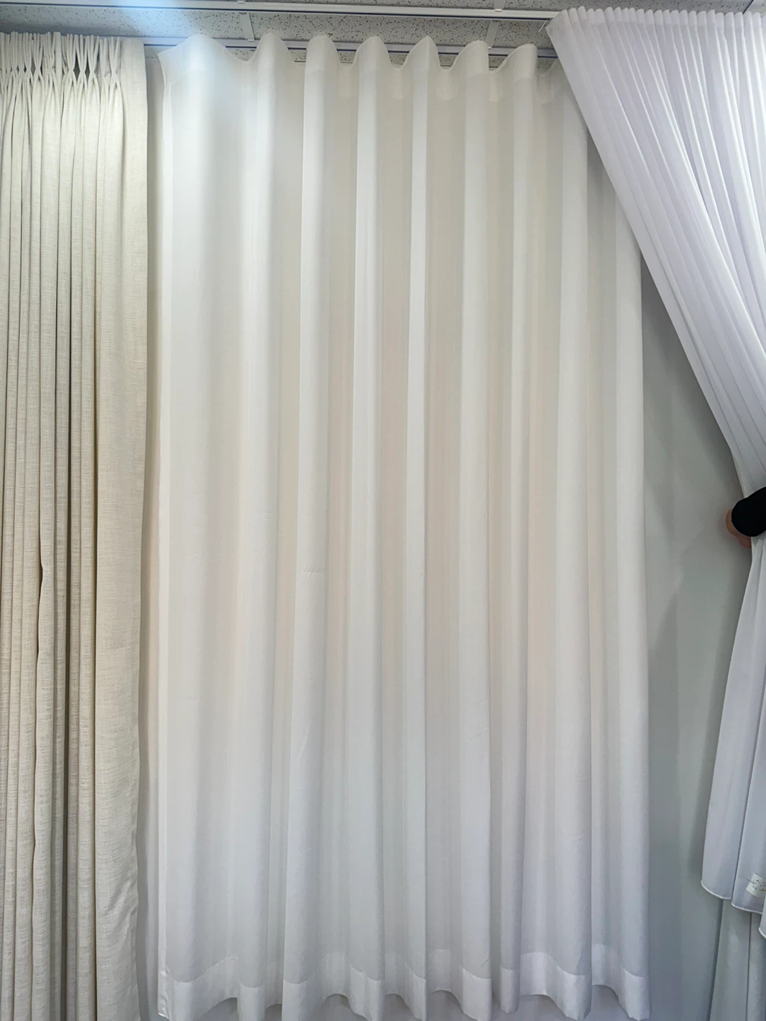 White Sheer Curtains (B)