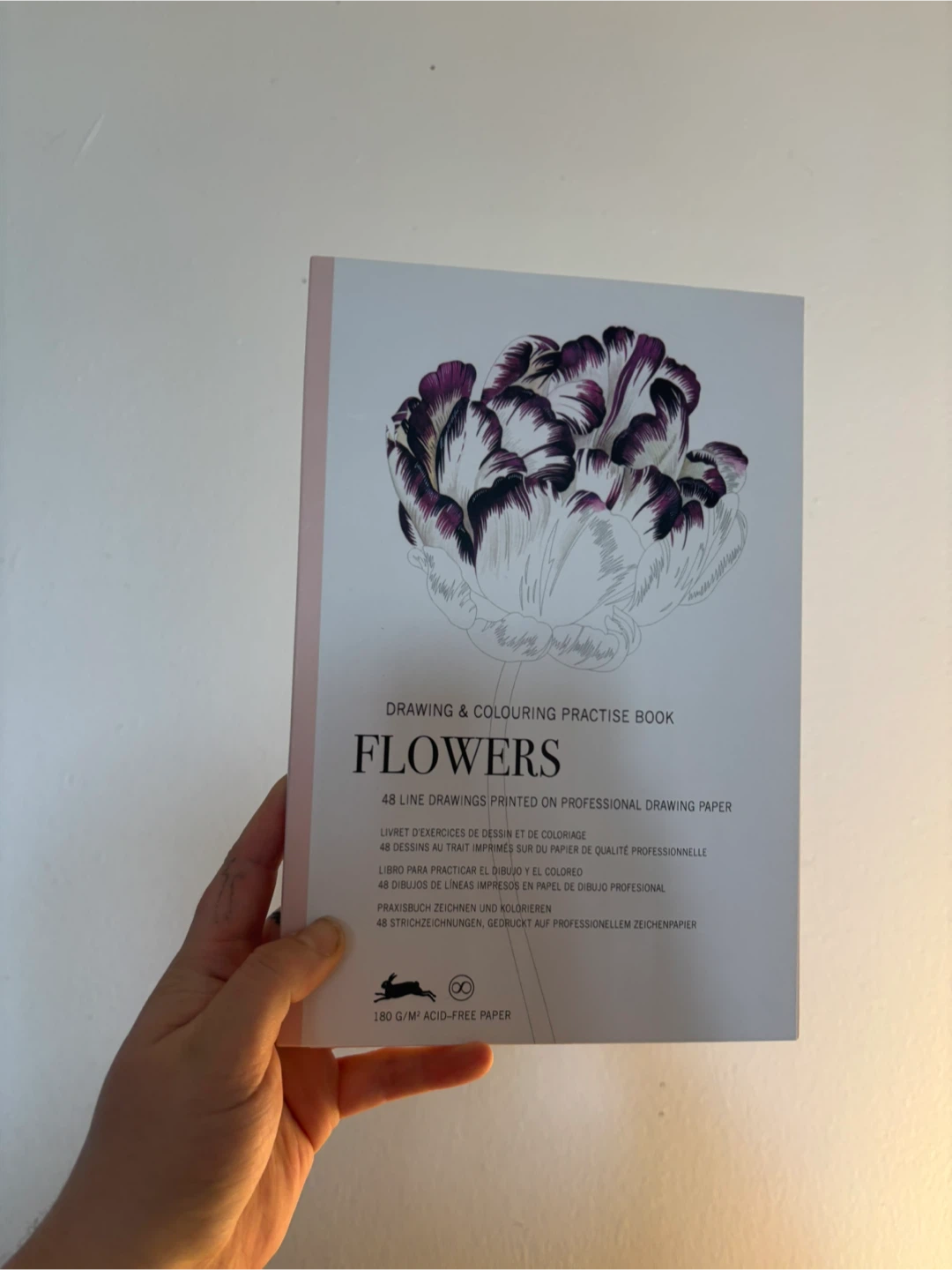 Pepin Drawing & Colouring Practise Book - Flowers