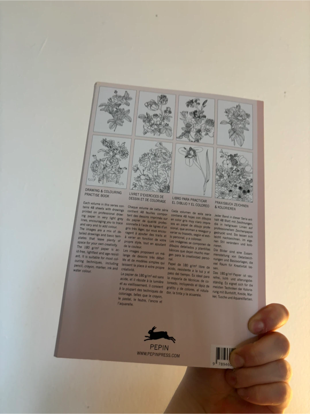 Pepin Drawing & Colouring Practise Book - Flowers - photo 2