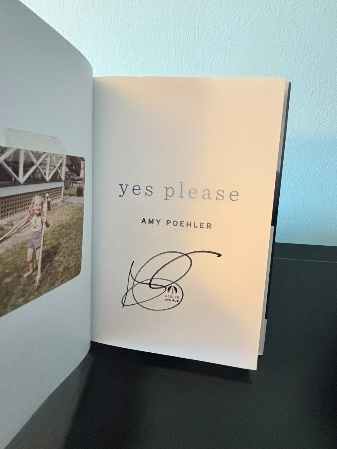 Yes Please by Amy Poehler Signed Book - photo 3